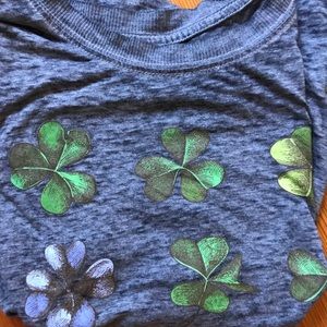 Size small lucky clover crop top